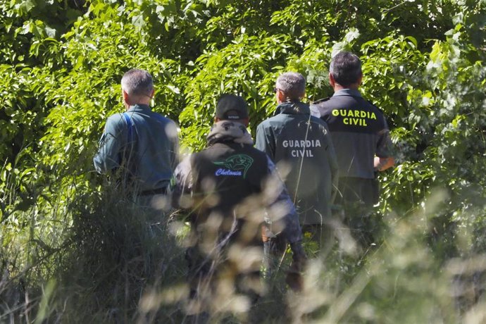 Operativo de búsqueda del cocodrilo supuestamente avistado en Simancas (Valladolid).