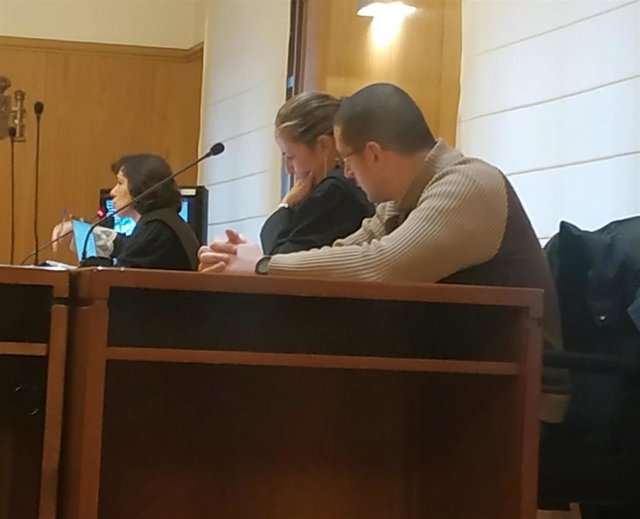 El condenado, durante una de las sesiones del juicio con jurado popular celebradas en la Audiencia de Valladolid.