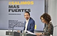 Pablo Iglesias defiende en Moncloa, "como líder de Podemos", la desmilitarización de la Guardia Civil