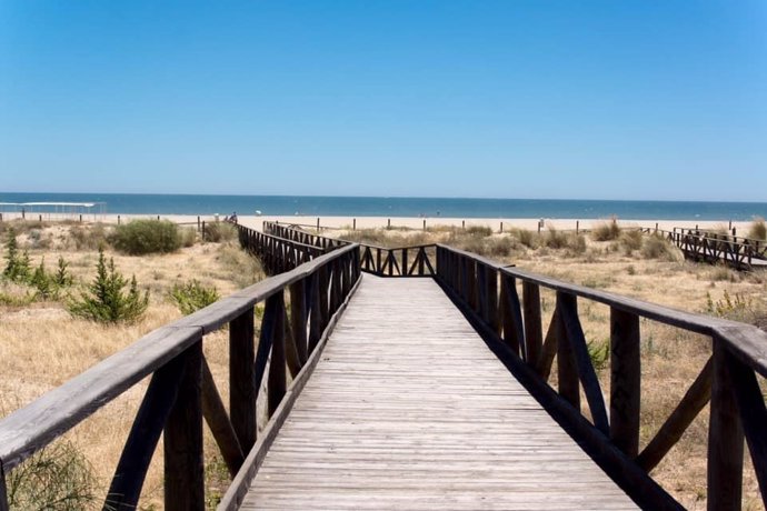 Playa Punta del Moral en Ayamonte (Huelva).