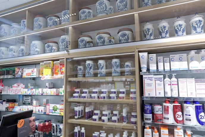 Imagen de medicamentos en una farmacia en Madrid (España) a 2 de marzo de 2020.