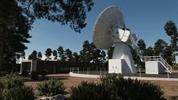 Radiotelescopio de la Red Atlántica de Estaciones Geodinámicas y Espaciales (RAEGE) en Gran Canaria