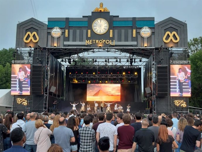 Escenario principal del festival Metrópoli de Gijón 2019