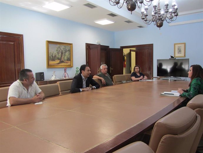 Reunión con la subdelegada del Gobierno en Jaén, Catalina Madueño