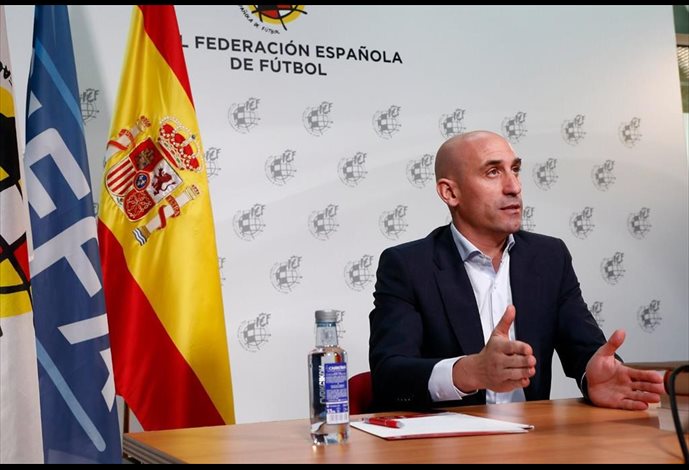 El presidente de la RFEF Luis Rubiales