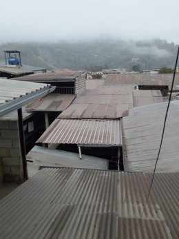 Ceniza del volcán Sangay sobre varias ciudades de Ecuador.