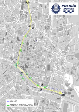 Recorrido de la movilización convocada por el sector del transporte en autobús discrecional y turístico en demanda de medidas ante la crisis