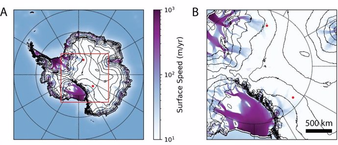 El hielo explica anomalías con neutrinos de aparente origen terrestre 