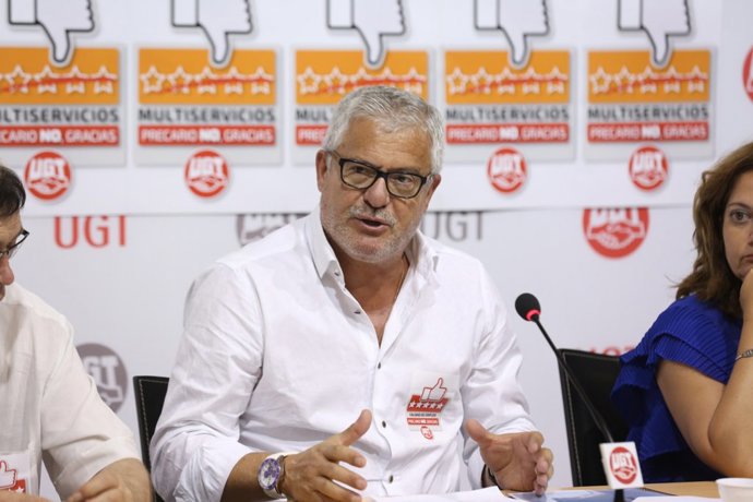 El secretario de Política Sindical de UGT, Gonzalo Pino