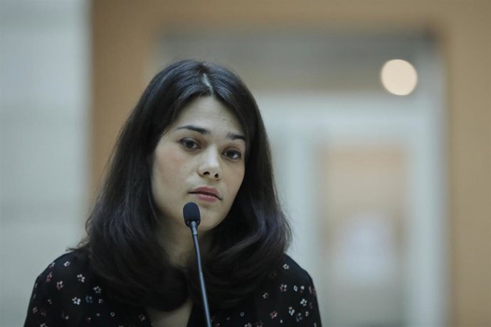 Imagen de recurso de la portavoz de Unidas Podemos en la Asamblea de Madrid, Isa Serra.