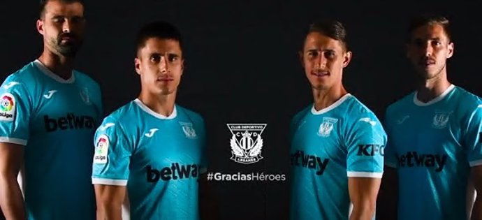 Fútbol.- El Leganés homenajeará con su nueva equipación a los héroes en la lucha
