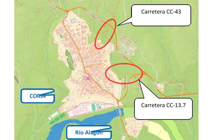 [Grupoextremadura] Nota Obras Accesos Coria