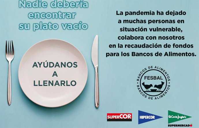 Economía.- El Corte Inglés dona más de 910.000 euros a los Bancos de Alimentos g