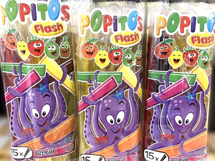 Popitos disponibles en los supermercados de Mercadona