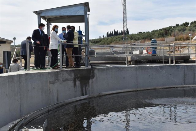 Inauguración de la EDAR de Arjonilla