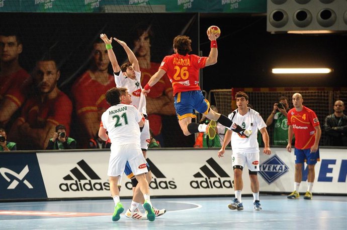 Antonio García España Algeria Campeonato del mundo Balonmano 2013