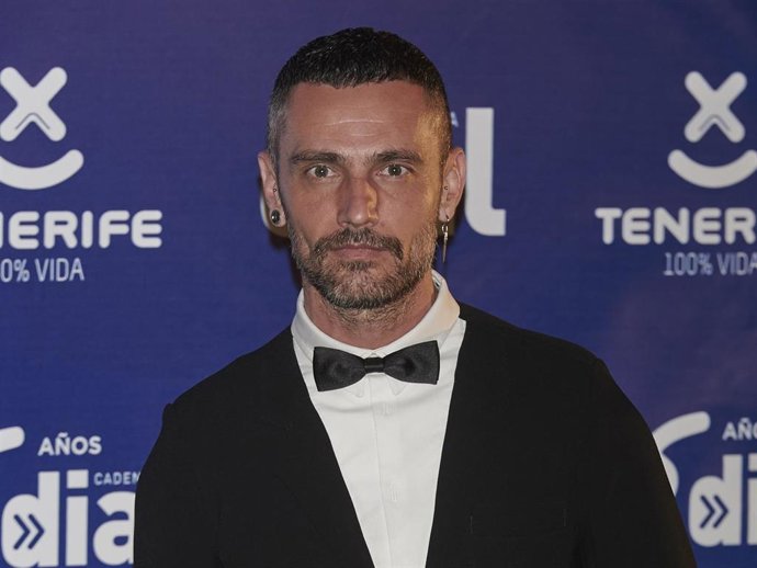 Spanish designer David Delfin attends the Cadena Dial Awards 2014 at the Recinto Ferial Auditorium on March 5, 2015 in Tenerife, Spain.