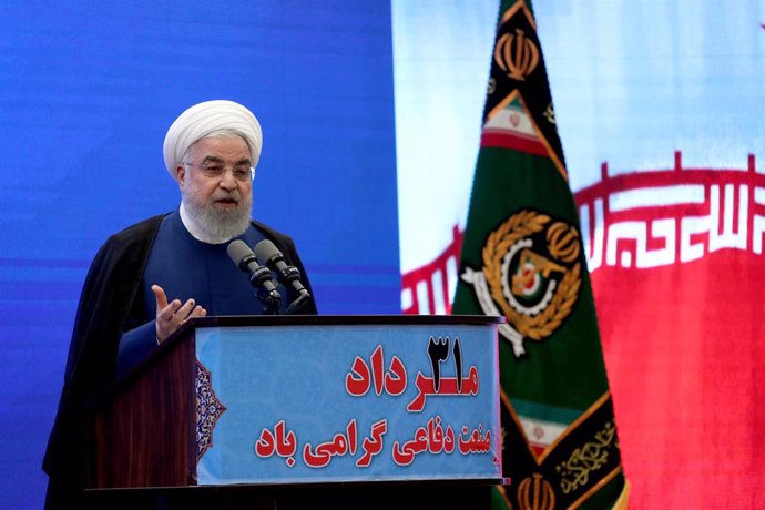 Irán.- Rohani dice que Irán ha derrotado la política de "rodilla en el cuello" d