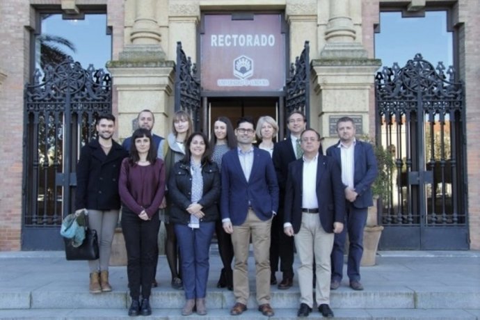 El equipo de la UCO involucrado en el proyecto '40 Challenges'