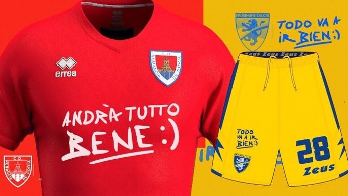 Fútbol.- El Numancia lucirá el lema 'Andr tutto bene' en su camiseta como mensa