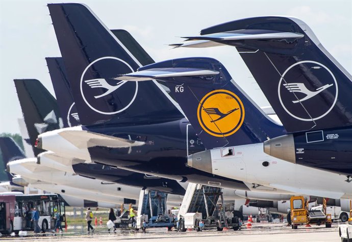 Aviones de Lufthansa.