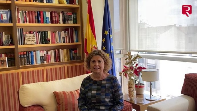 La decana del Colegio de REgistradores, María Emilia Adán.