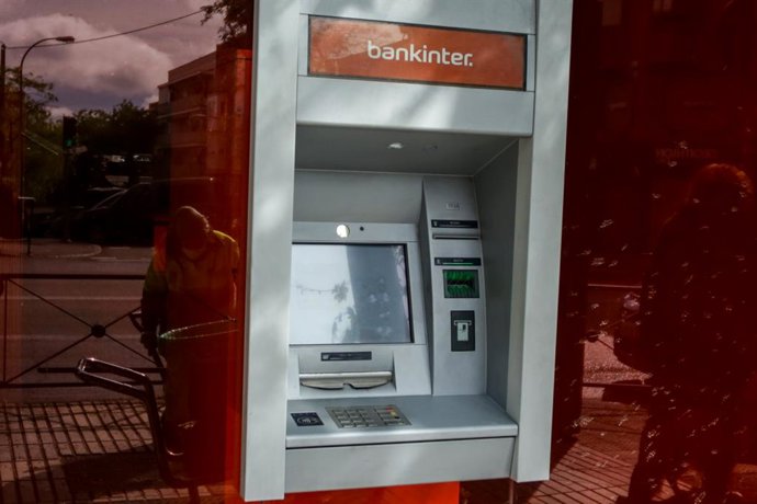 Un cajero del banco Bankinter.