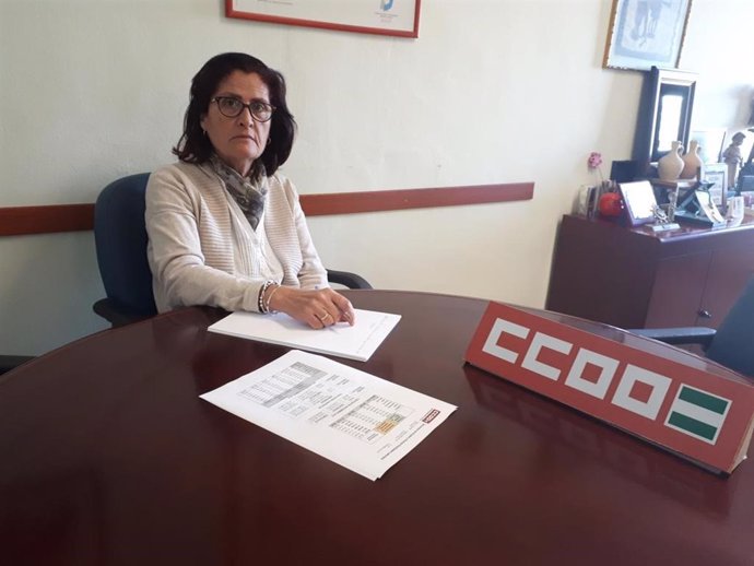 Lola Rodríguez, secretaria general de la Unión Provincial de CCOO de Cádiz