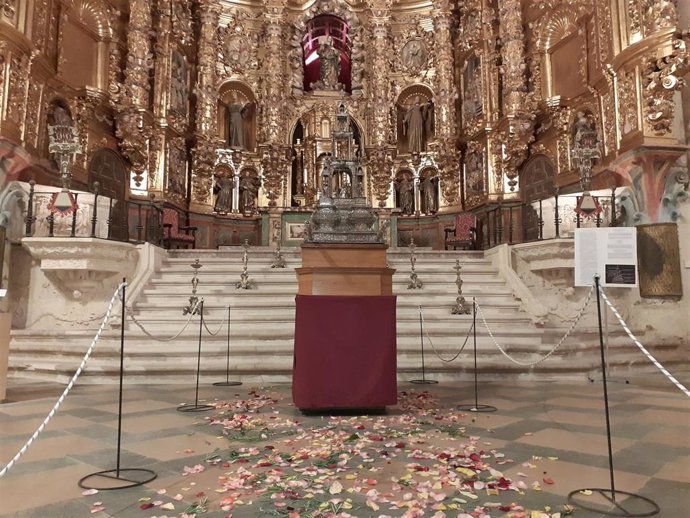 La custodia de Antonio de Arfe en el Museo de San Francisco de Medina de Rioseco.