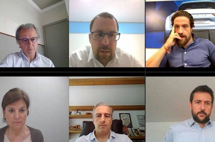 Imagen de la conferencia 'online'.