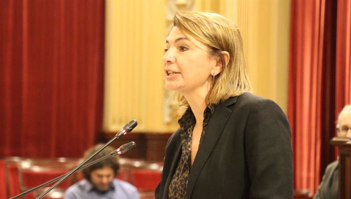 La diputada 'popular' Marga Durán, en el Parlament.