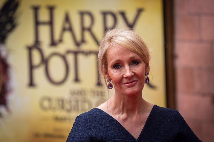    JK Rowling durante el estreno de Harry Potter and The Cursed Child,