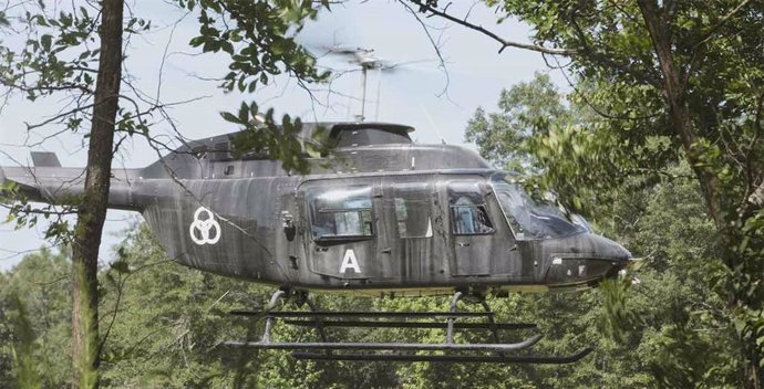 Helicóptero en The Walking Dead