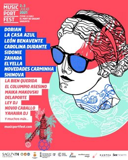 Cartel del Music Port Fest de Sagunt