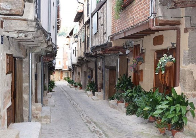 San Martín de Trevejo, localidad rayana de la provincia de Cáceres