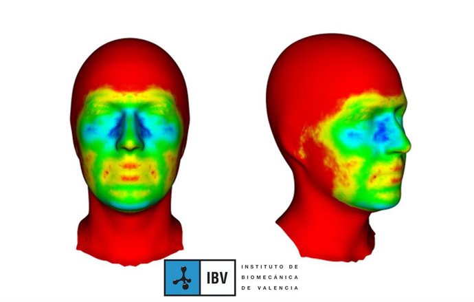 Mapa de variabilidad de la cara