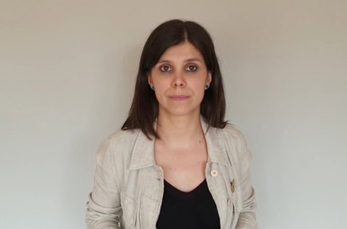 Marta Vilalta (ERC) en un vídeo dirigido a los medios.