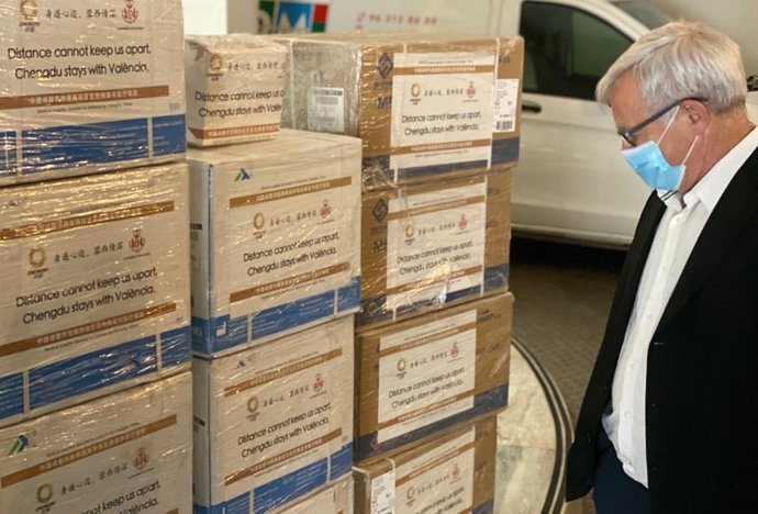 Nuevo cargamento de EPI recibido para Valncia