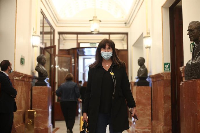 La portavoz de JxCat en el Congreso, Laura Borrs, en una fotografía de archivo. 