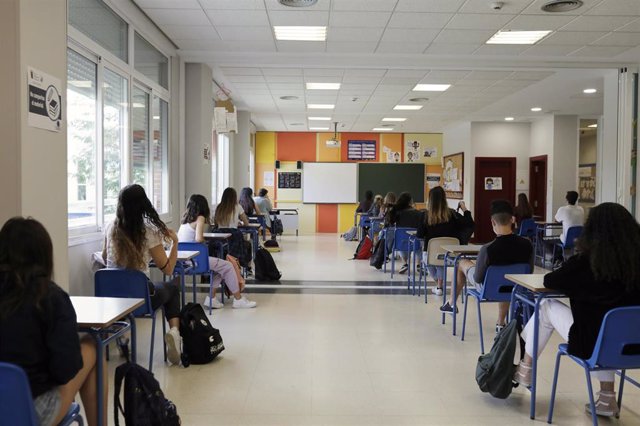 Alumnos de 2º de Bachillerato del Colegio Alameda de Osuna