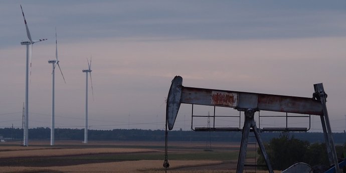 Imagen de archivode un pozo petrolífero.