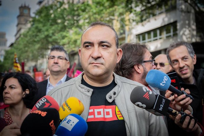El secretari general de CCOO, Javier Pacheco, en una foto de archivo. 