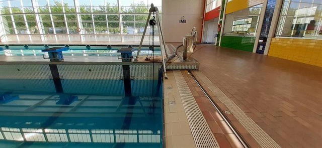 Vaciado de las piscinas de Son Hugo para reutilizar el agua para limpieza.