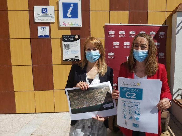 Presentan el  plan de contingencia para la playa de Lepe.