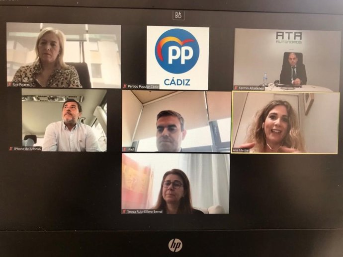 Reunión del PP de Cádiz con el presidente de ATA, Lorenzo Amor