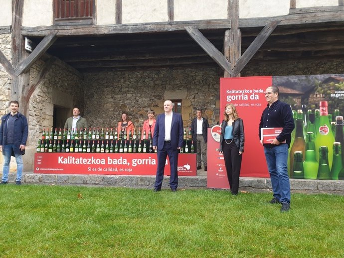 La cosecha Euskal Sagardoa 2019 alcanza los 3,2 millones de litros de sidra elab