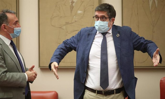 El presidente de la Comisión para la Reconstrucción Social y Económica de España tras el coronavirus del Congreso, Patxi López