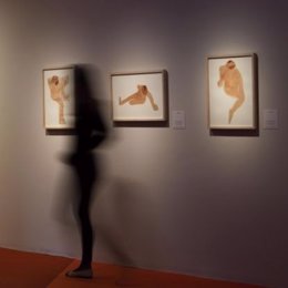 Imagen de la exposición 'Rodin, Dibujos y Recortes'