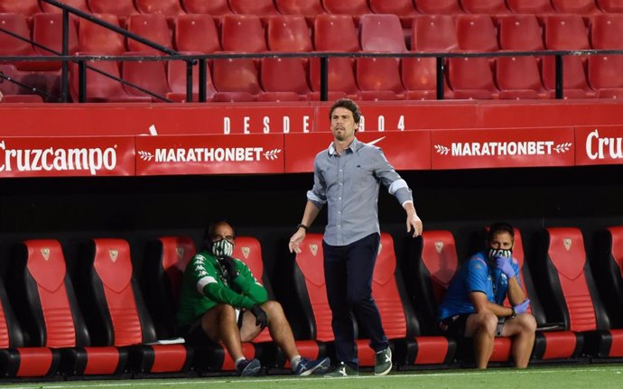 El entrenador del Real Betis Balompié, Joan Francesc Ferrer Rubi