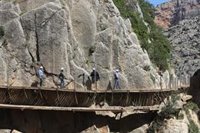 El Caminito del Rey reabre con un aforo diario de 550 personas después de tres meses cerrado por el Covid-19
